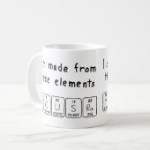 Mug Yousra nom de table périodique muette (Devant gauche)