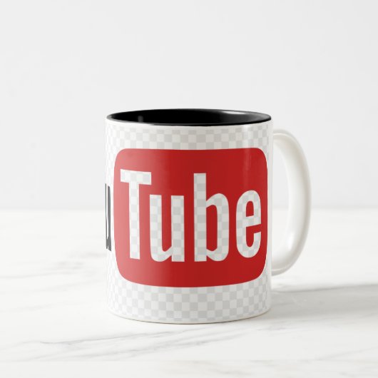 Mug YouTube de haute qualité (Devant droit)