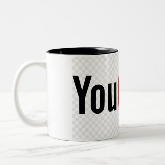 Mug YouTube de haute qualité (Gauche)