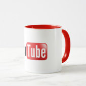 Mug YouTube de haute qualité (Devant droit)