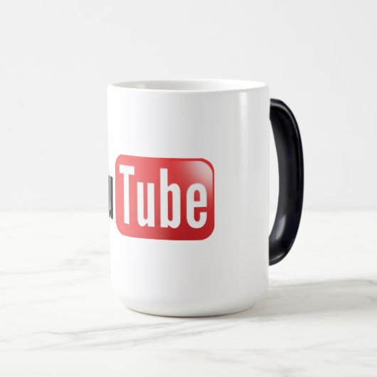 Mug YouTube de haute qualité (Devant droit)