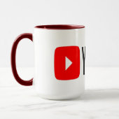 Mug YouTube de haute qualité (Gauche)