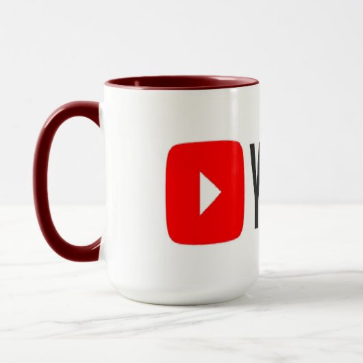 Mug YouTube de haute qualité (Gauche)