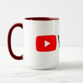 Mug Youtube haute qualité (Gauche)