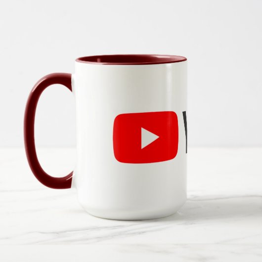 Mug Youtube haute qualité (Gauche)