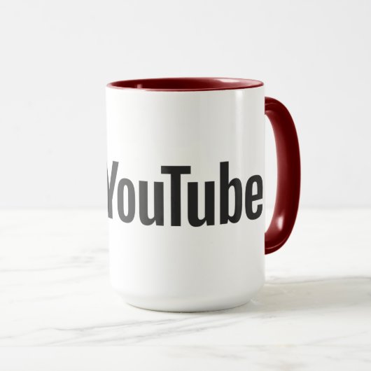 Mug Youtube haute qualité (Devant droit)