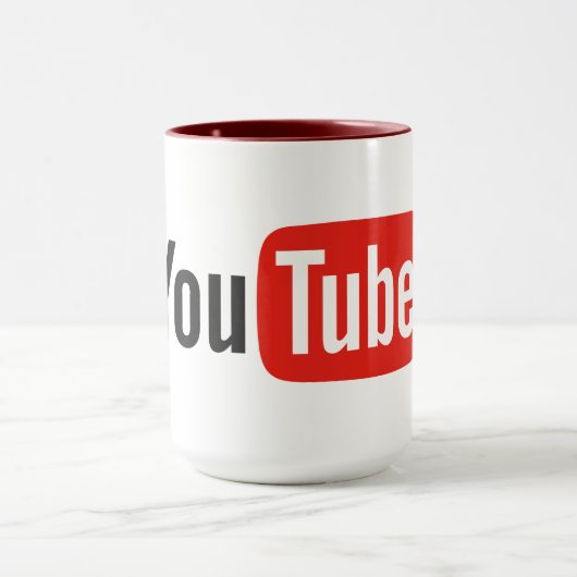 Mug YouTube haute qualité (Centre)