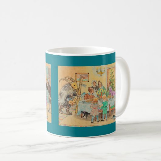 Mug Yule Goat à la table (Devant droit)
