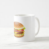 Mug Yummy Hamburger Burger Food (Devant droit)