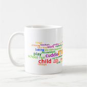 Mug Yummy Mummy Wordle (Gauche)