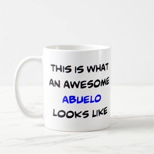 Mug z abuelo, awesome (Gauche)