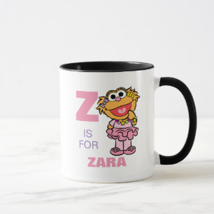 Mug Z est pour Zoe   Ajouter Votre Nom