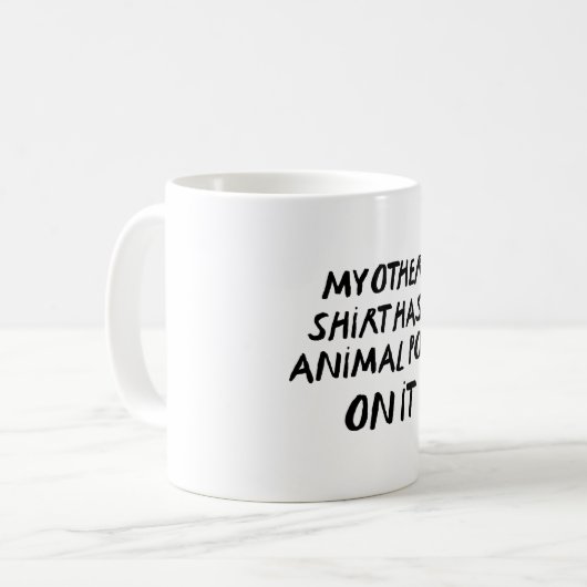 Mug Z est pour Zookeeper (Devant gauche)
