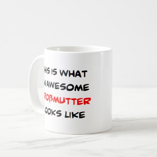 Mug z grossmutter, génial (Devant gauche)