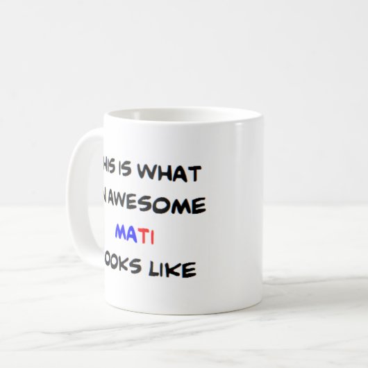 Mug z mati, génial (Devant gauche)