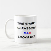 Mug z mati, génial (Gauche)