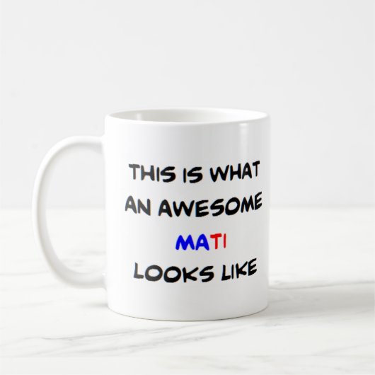 Mug z mati, génial (Gauche)