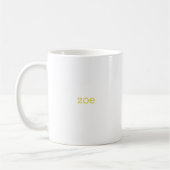 Mug Z Monogramme floral initial (Gauche)