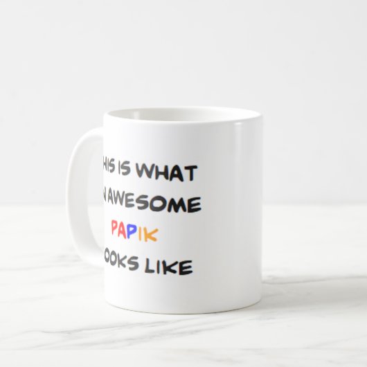 Mug z papik, génial (Devant gauche)