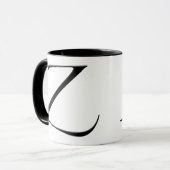 Mug Z - Zapfino (Devant gauche)