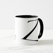 Mug Z - Zapfino (Devant droit)