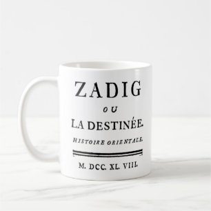 Mug Zadig, ou le livre du destin - Descartes
