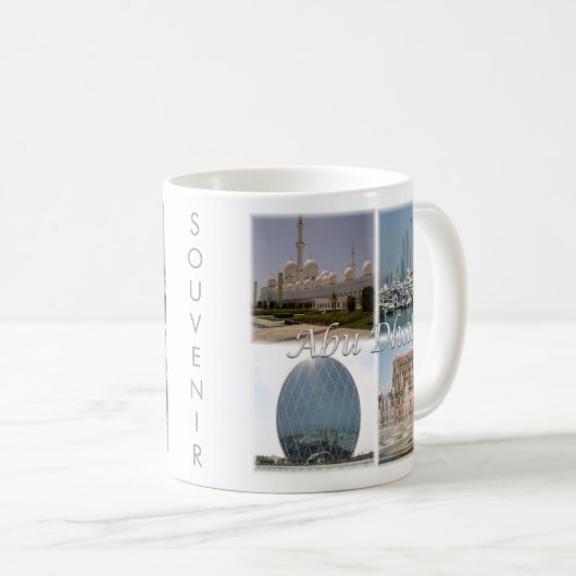 Mug zAE062 ABU DHABI, Émirats arabes unis, (Devant droit)