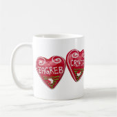 Mug Zagreb, Croatie : Licitar en forme de coeur (Gauche)