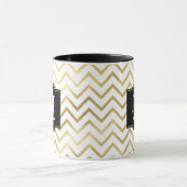 Mug Zags Gold Zig Monogramme Personnalisé (Centre)