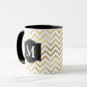 Mug Zags Gold Zig Monogramme Personnalisé (Devant gauche)