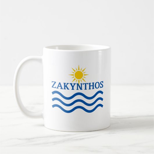Mug ZAKYNTHOS Grèce, Sun Waves (Gauche)