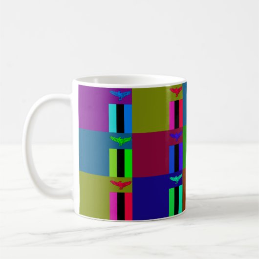 Mug Zambie : Les drapeaux multicouches (Gauche)