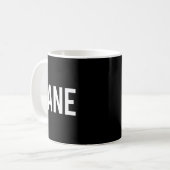 Mug Zane - Tee cadeau drôle pour fan de nouveau nom co (Devant gauche)