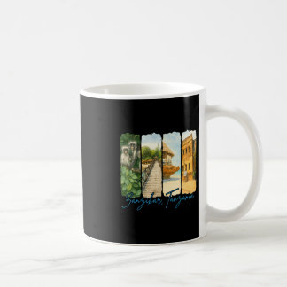 Mug Zanzibar Tanzanie Voyage Voyage Coup de pinceau So