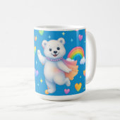 Mug Zarah the Dancing Polar Bear Custom Party Cups (Devant droit)