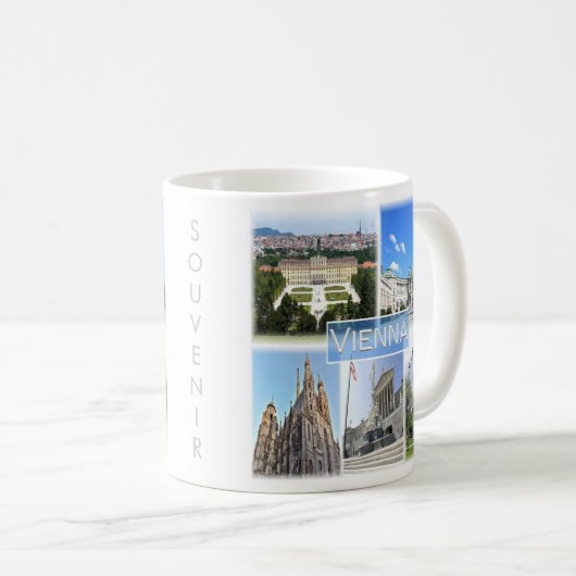Mug zAT005 VIENNA, Autriche, Europe, (Devant droit)
