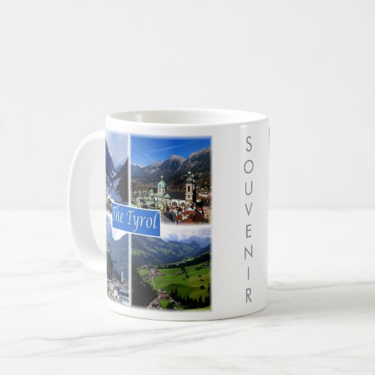 Mug zAT007 LE TYROL AUTRICHIEN, Autriche, (Devant gauche)