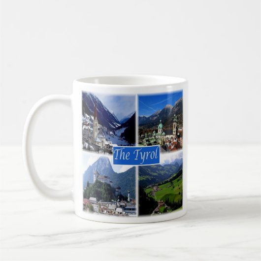 Mug zAT007 LE TYROL AUTRICHIEN, Autriche, (Gauche)