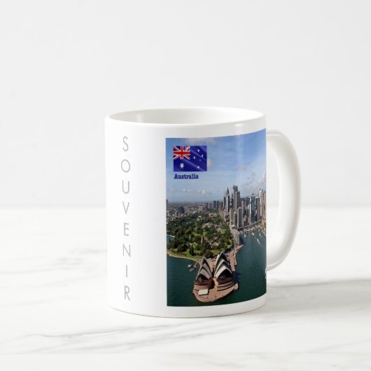 Mug zAU048 SYDNEY, Australie, Océanie, (Devant droit)