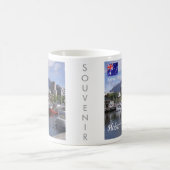 Mug zAU096 HOBART, Port, Australie, Océanie, (Centre)