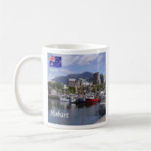 Mug zAU096 HOBART, Port, Australie, Océanie, (Gauche)