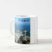 Mug zBR023 panorama de RIO DE JANEIRO, Brésil, (Devant gauche)