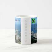 Mug zBR023 panorama de RIO DE JANEIRO, Brésil, (Centre)