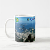 Mug zBR023 panorama de RIO DE JANEIRO, Brésil, (Gauche)