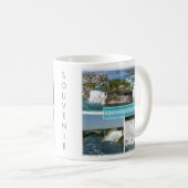 Mug zCA012 NIAGARA TOMBE du pont Rainbow, (Devant droit)