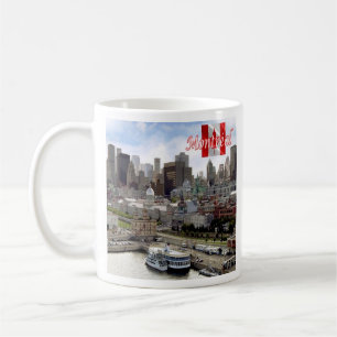 Mug zCA024 MONTRÉAL Panorama, Canada,