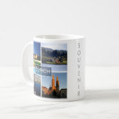 Mug zCH046 ZURICH Suisse, (Devant gauche)