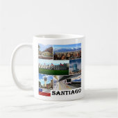 Mug zCL021 SANTIAGO, Mosaïque, Chili, Amérique, (Gauche)