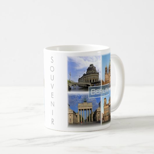 Mug zDE018 BERLIN Allemagne, (Devant droit)
