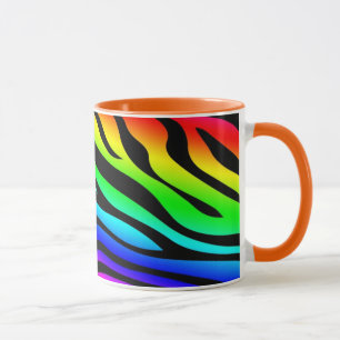 Mug Zebbra barre l'arc-en-ciel